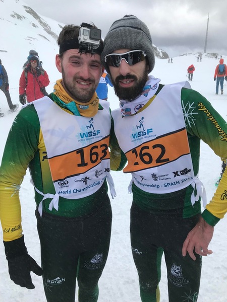 Both Rob Calamia and Matt Frye were pleased by their performance in the World Championships over an arduous 9 Km course in Fuente de, Spain.