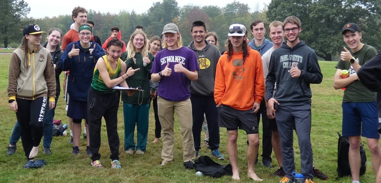 Despite the rain and mud, the jubilant Bobcat Cross Country Runners were celebrating their matching second place team finishes following the Founding Tree Invitational, featuring 15 collegiate teams.